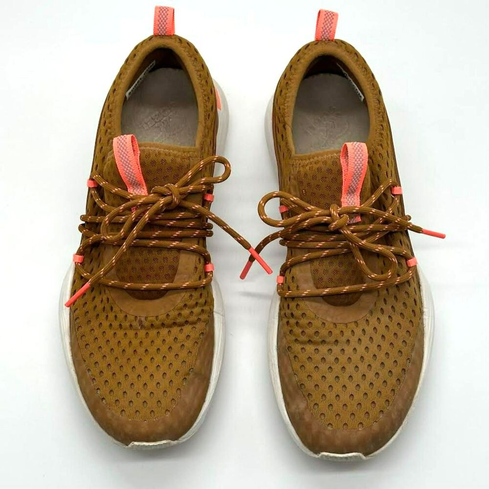 Sorel Kinetic Impact Lace Up Sneakers Athletic Shoes Womens Size 9.5 Amber Coral - Picture 4 of 9